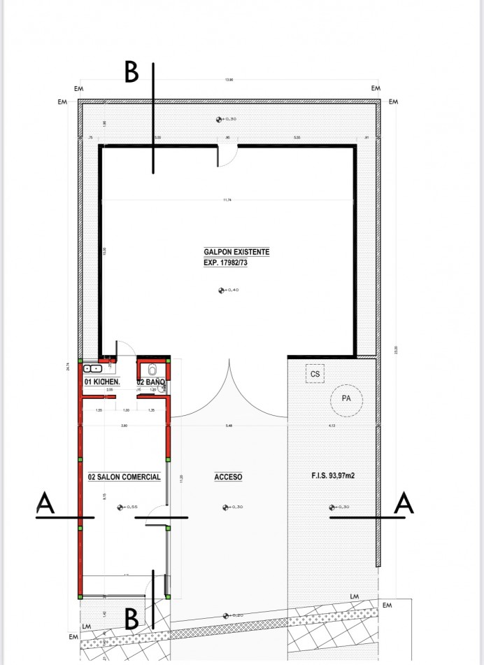 GALPON CON LOCAL - ROTONDA RUTA 12
